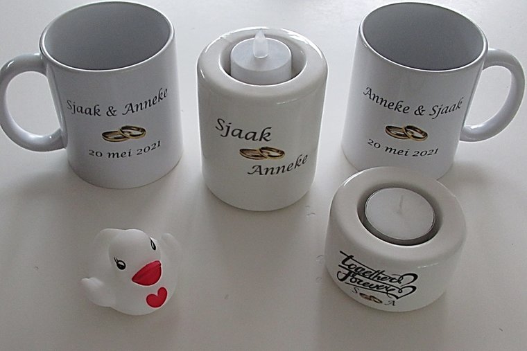 Badeendje met hartje