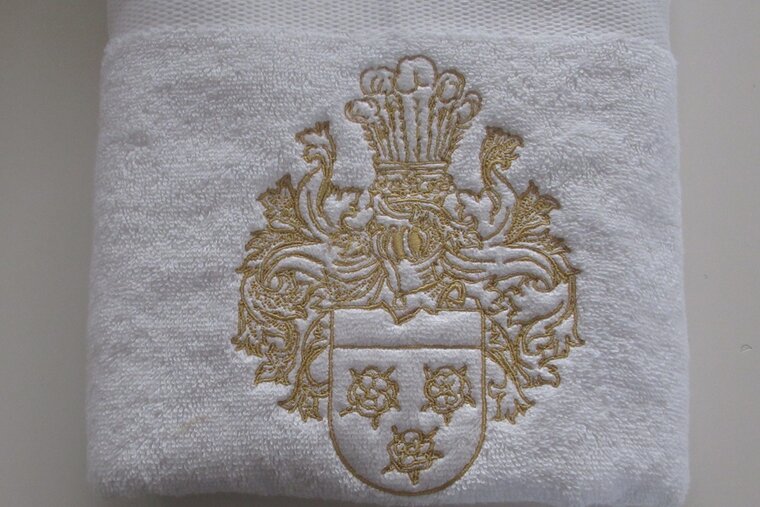 Badlaken of douchlaken met logo