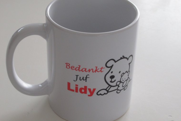 Bedankt Juf of Meester Mok