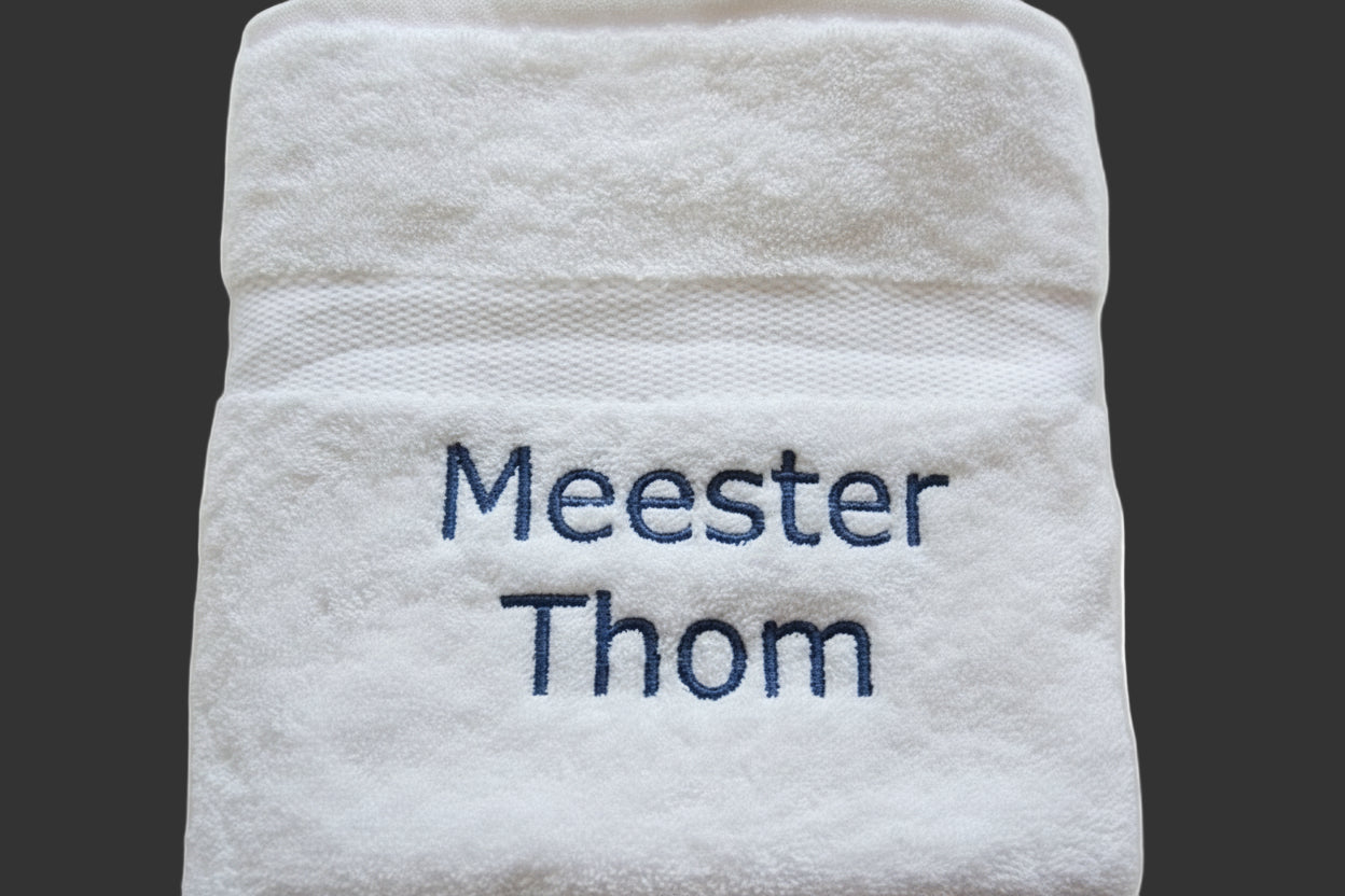 Bedankt Juf of Meester handdoek