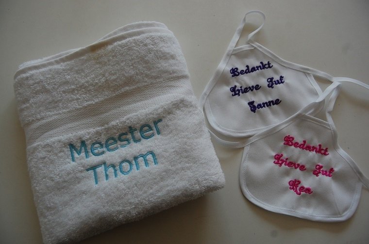 Bedankt Juf of Meester handdoek