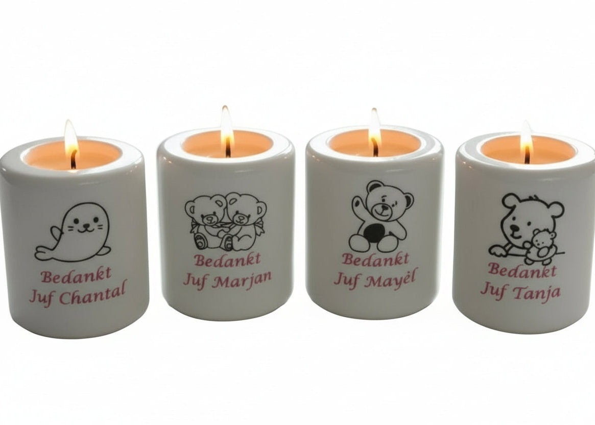 Bedankt Waxinelchthouder