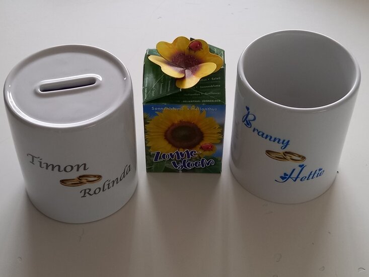 Spaarpot huwelijkscadeau