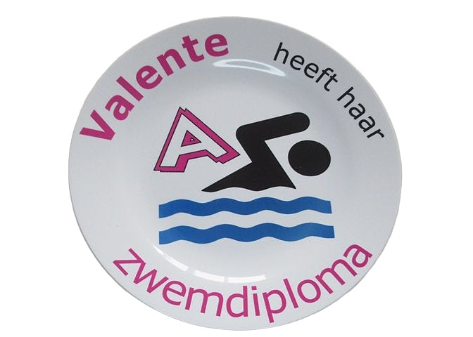 Bordje met Naam Zwemdiploma A