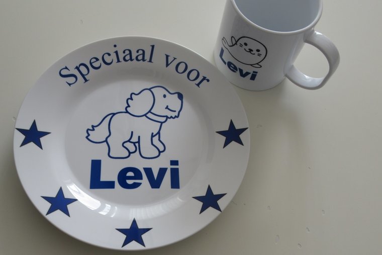 Kinderbordje met Naam en Afbeelding