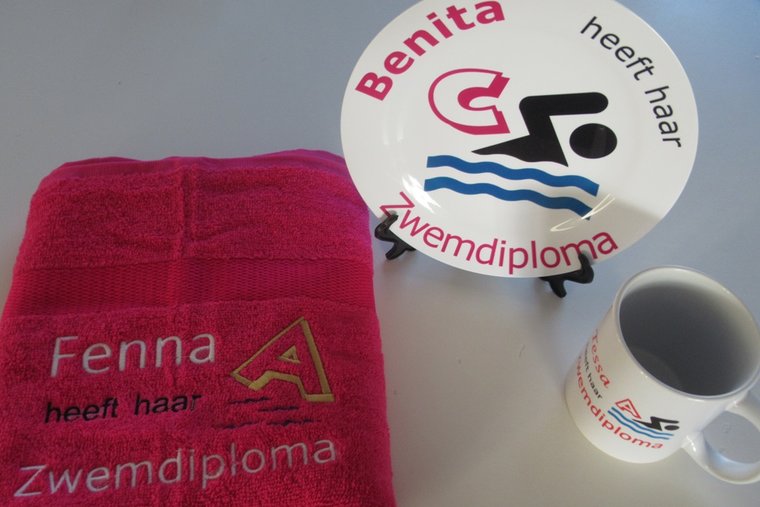 Bordje met Naam Zwemdiploma C