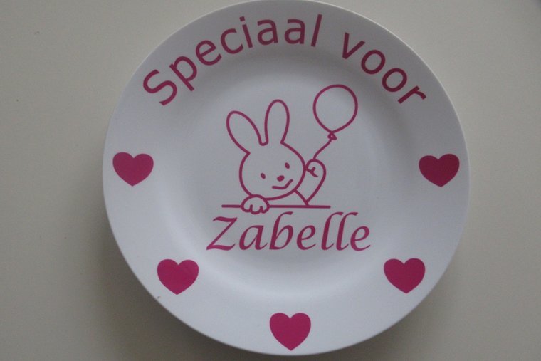 Kinderbordje met Naam en Afbeelding