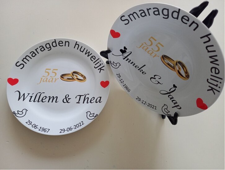 55 jaar Trouwdag cadeau Smaragden huwelijk