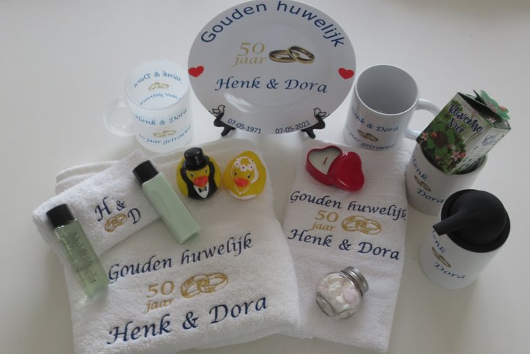 50 jaar Trouwdag cadeau Gouden huwelijk