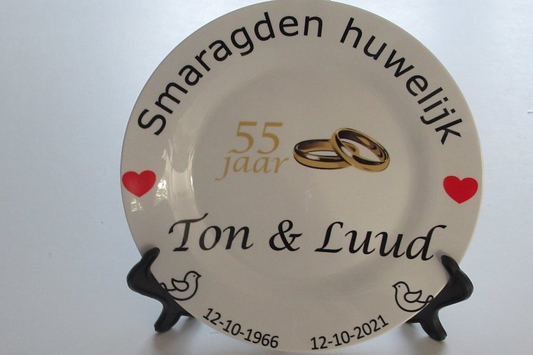 55 jaar Trouwdag cadeau Smaragden huwelijk