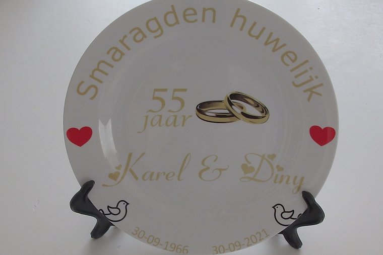 55 jaar Trouwdag cadeau Smaragden huwelijk