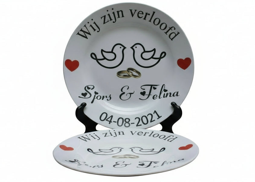 Verloofd Sierbordje