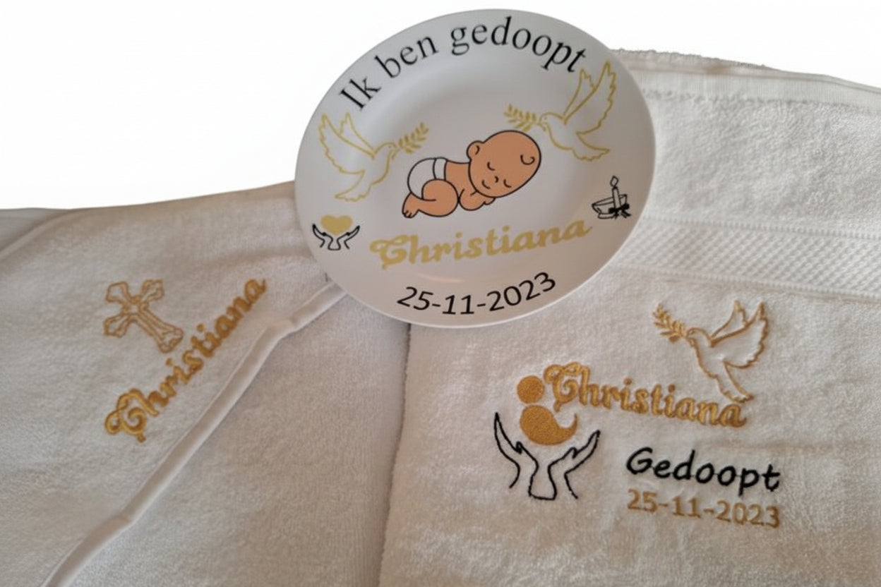 Leuk doop cadeau met naam 