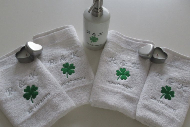 Gastendoek met naam of tekst