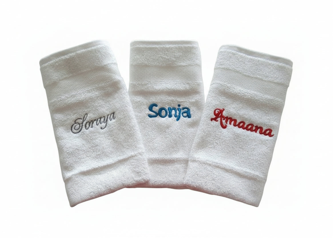 Gastendoek met naam of tekst