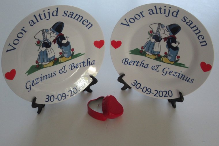 Voor altijd Samen Sierbord