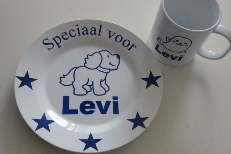 Kinderdrinkmok met Naam en Afbeelding