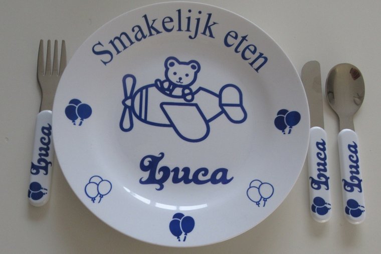 Verjaardagbordje met Naam en Afbeelding