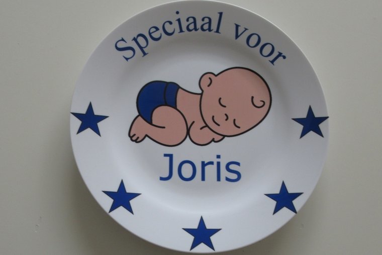 Geboortebordje met Naam en Afbeelding