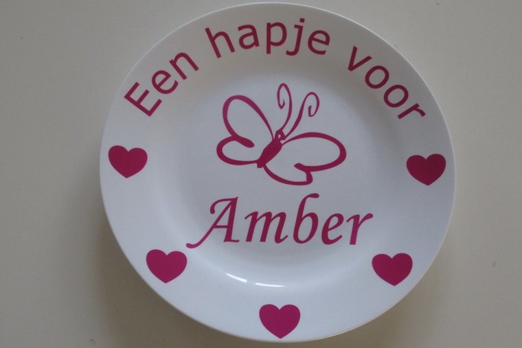 Kinderbordje met Naam en Afbeelding