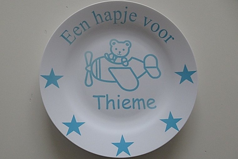 Kinderbordje met Naam en Afbeelding