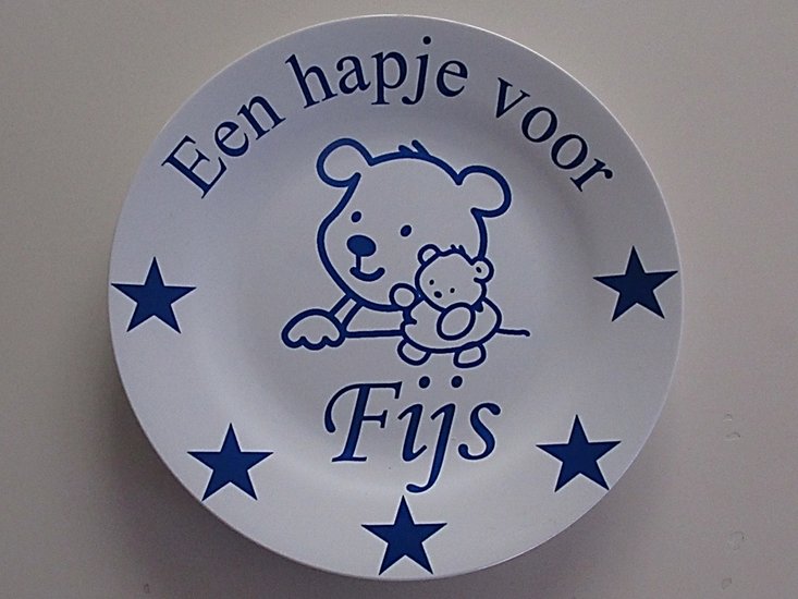 Kinderbordje met Naam en Afbeelding