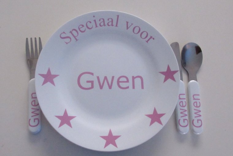 Kinderbordje met naam