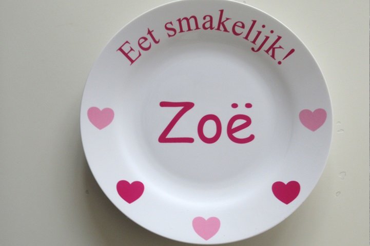 Kinderbordje met naam