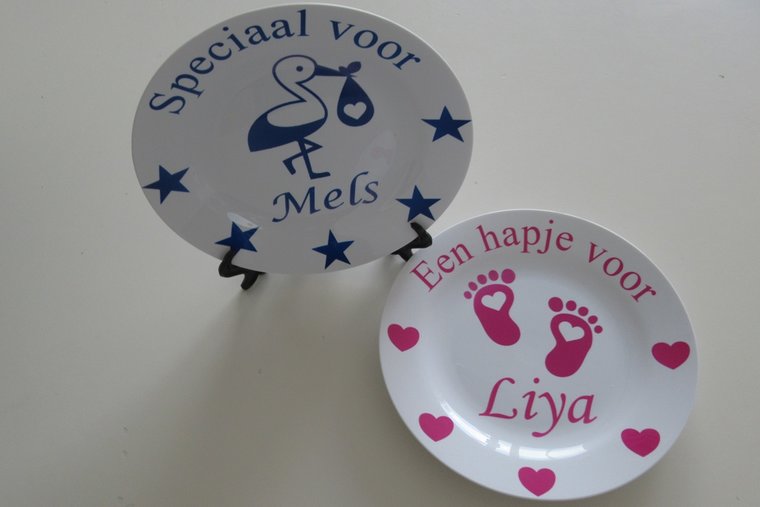 Geboortebordje met Naam en Afbeelding