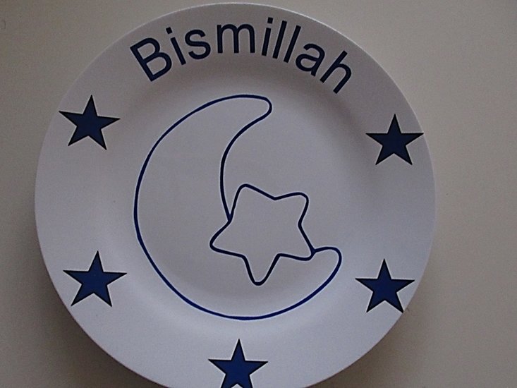 Kinderbordje met Naam en Afbeelding