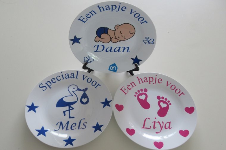 Geboortebordje met Naam en Afbeelding