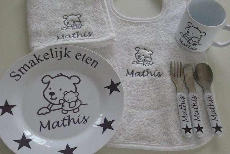 Kinderdrinkmok met Naam en Afbeelding