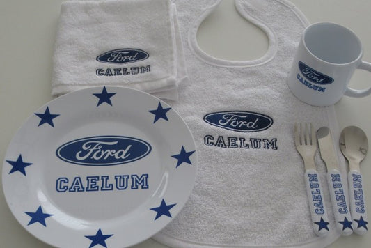 Kinderservies met logo