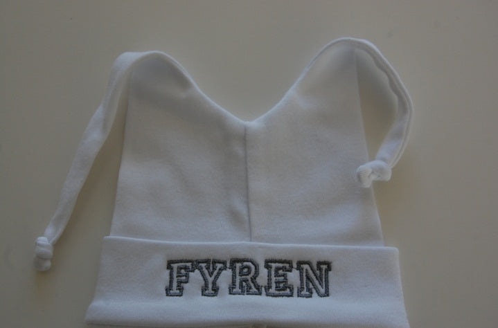 Leuke baby muts met naam