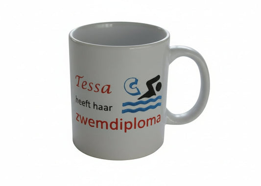 Mok met Naam Zwemdiploma C