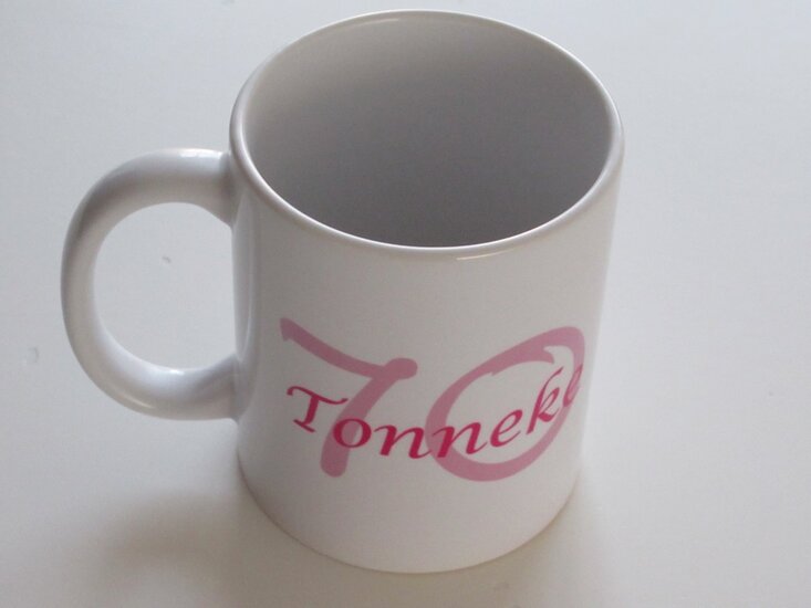 Koffiemok met Naam en Leeftijd