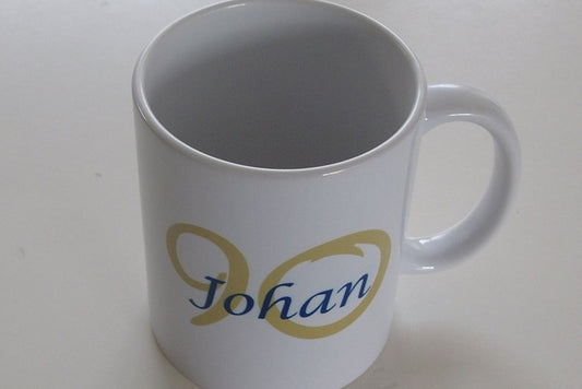 Koffiemok met Naam en Leeftijd