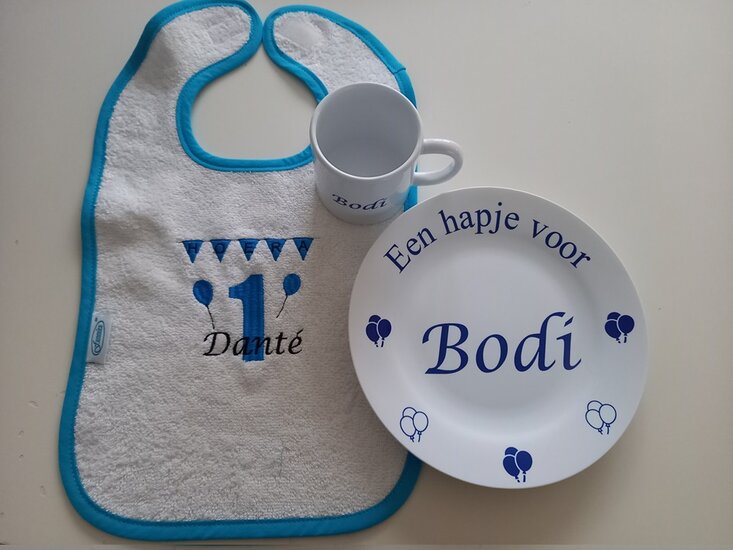 Verjaardagbordje met Naam en Afbeelding