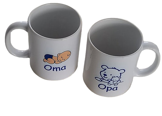 Mok voor Opa en Oma met Naam