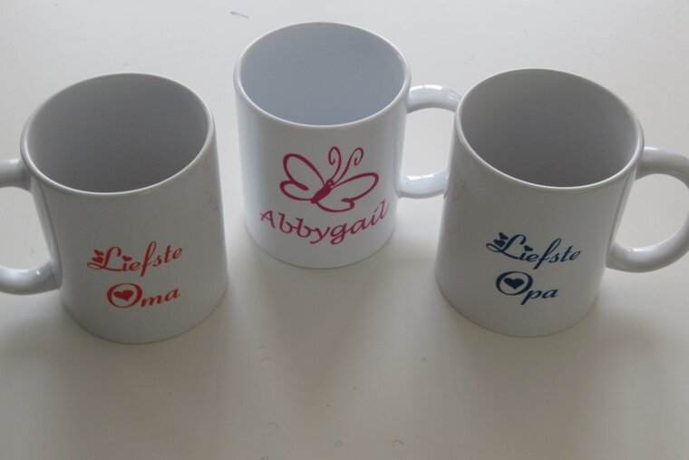 Mok voor Opa en Oma met Naam