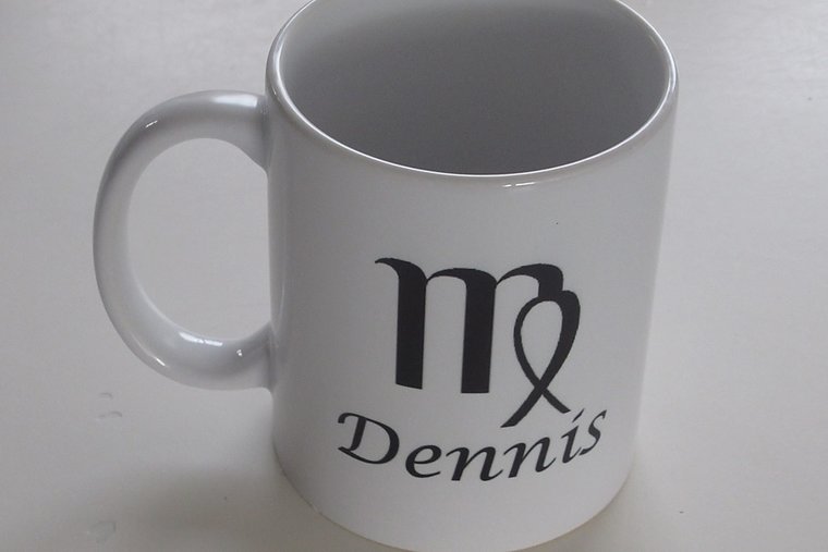 Koffiemok met Naam en Sterrenbeeld