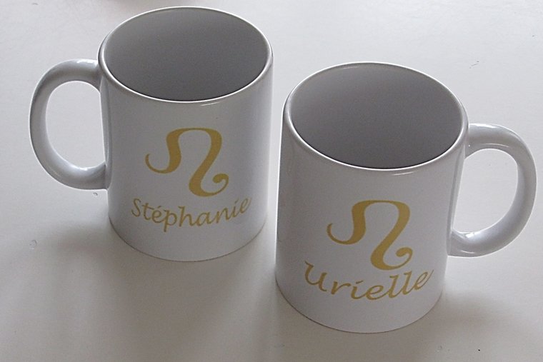 Koffiemok met Naam en Sterrenbeeld