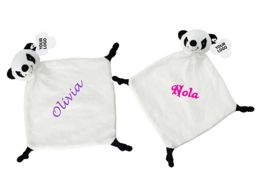 Panda knuffeldoekje met Naam