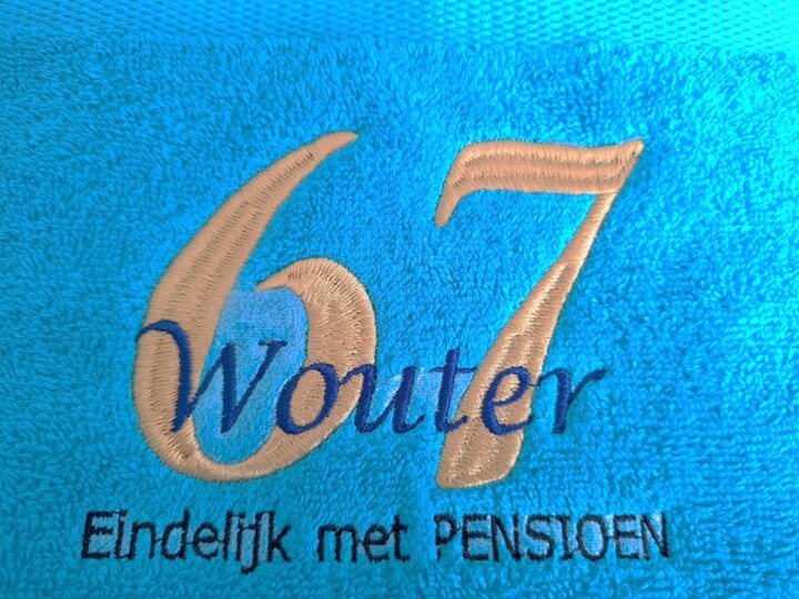 65 jaar cadeau met naam en leeftijd