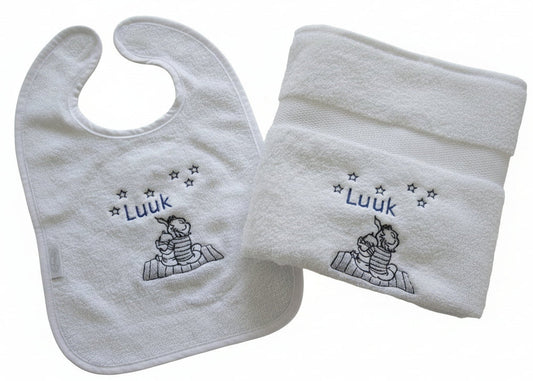 Slabber met Eigen afbeelding | Geboortekaartje