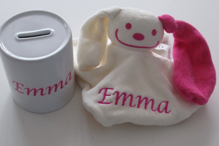 Spaarpot met Naam en Afbeelding