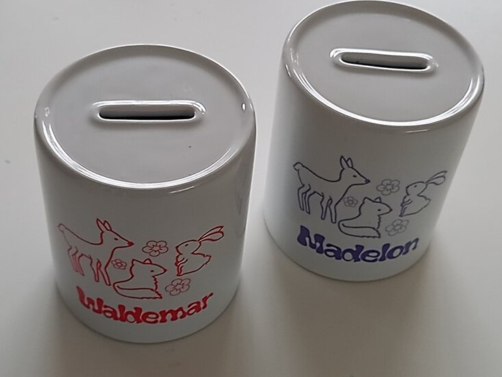 Spaarpot met Naam en Afbeelding