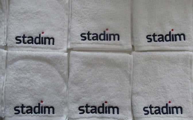 Spuugdoekje met logo