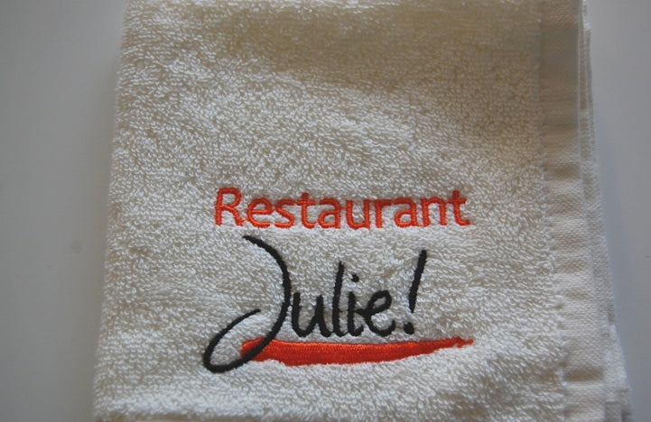 Spuugdoekje met logo