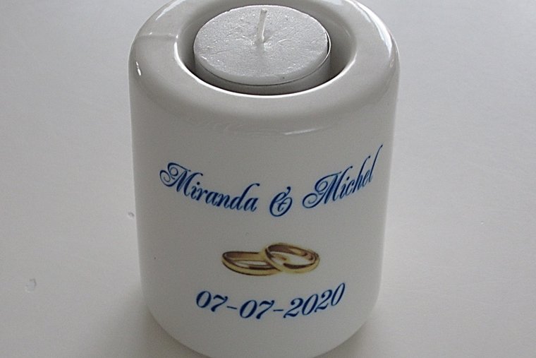 Kaarsenhouder huwelijk